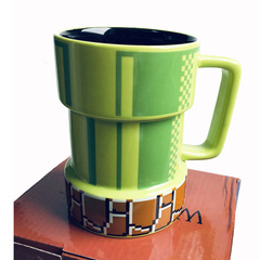 Pixel cup, pipeline cup, game cup, well mouth ladder, water cup, green channel cup, tourist landscape cup, gift wholesale