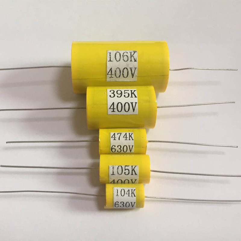 金属化聚酯膜轴向无极性电容音响分频器卧式无极性电容器高频稳定