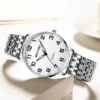 B-559 men's silver shell white surface steel strap
