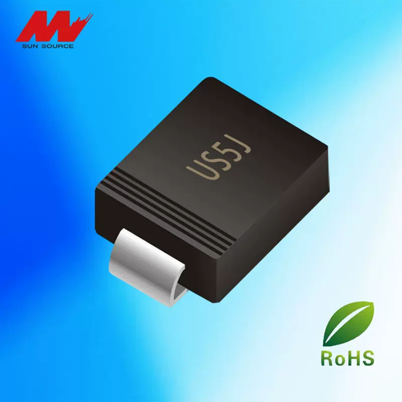 二极管整流器 贴片快速整流二极管US5J  SMC 5A/600V丝印US5J