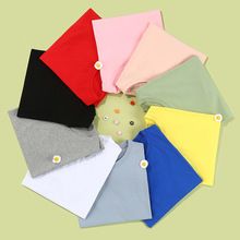 青少年基础款圆领短袖 精梳棉质落肩款T恤 简约宽松情侣款DIY