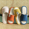 Slippers, demi-season footwear indoor, universal summer cloth for beloved, cotton and linen, wholesale