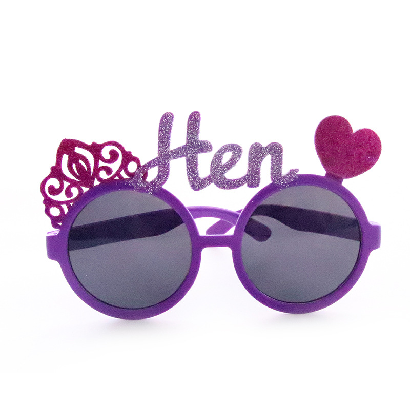 Solo partido divertido gafas marco pequeño libro rojo TikTok Net rojo mismo estilo gafas de cumpleaños fiesta gafas