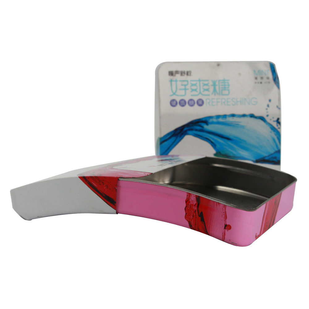 方形推拉铁盒金属包装马口铁盒厂家雷允上润喉糖 福鼎白茶铁罐