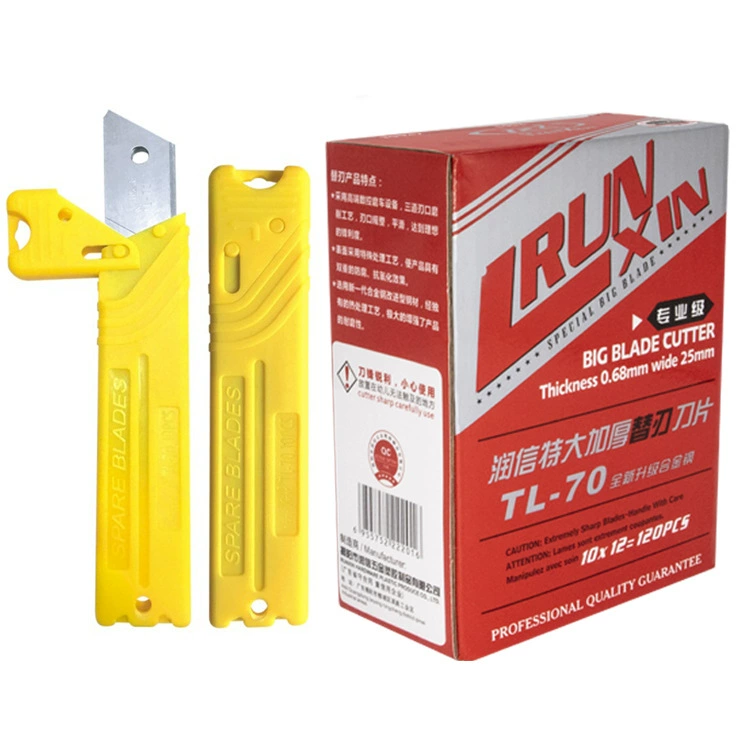 Очень большое лезвие служебного ножа Очень большое лезвие Сменное лезвие Runxin [Производитель источника] 0,7 мм