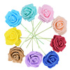 Factory spot with rod simulation PE rose foam flowers bride holds flowers Valentine's Day J home decoration fake flowers