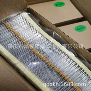 轴向电容 0805B223M 50V 0.22UF 卧式插件电容 独石色环电容厂商
