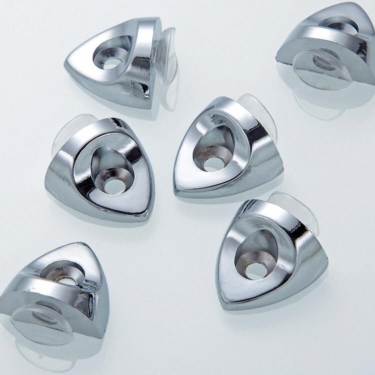 Soporte de estante de vidrio de madera en forma de corazón engrosado melocotón vitrina en forma de corazón Partición Soporte de partición PIN de aleación de zinc lechón