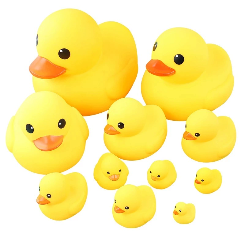 Игрушка для bath-пляс в воде пластиковая, прямой поставщик с завода, утка, антистресс, издает звуки