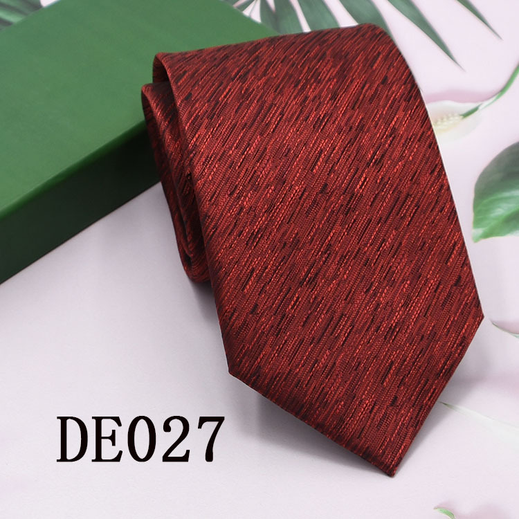 Lazo de los hombres 8cm ropa formal negocios moda profesional corbata rayas Plaid color sólido nuevo traje empate