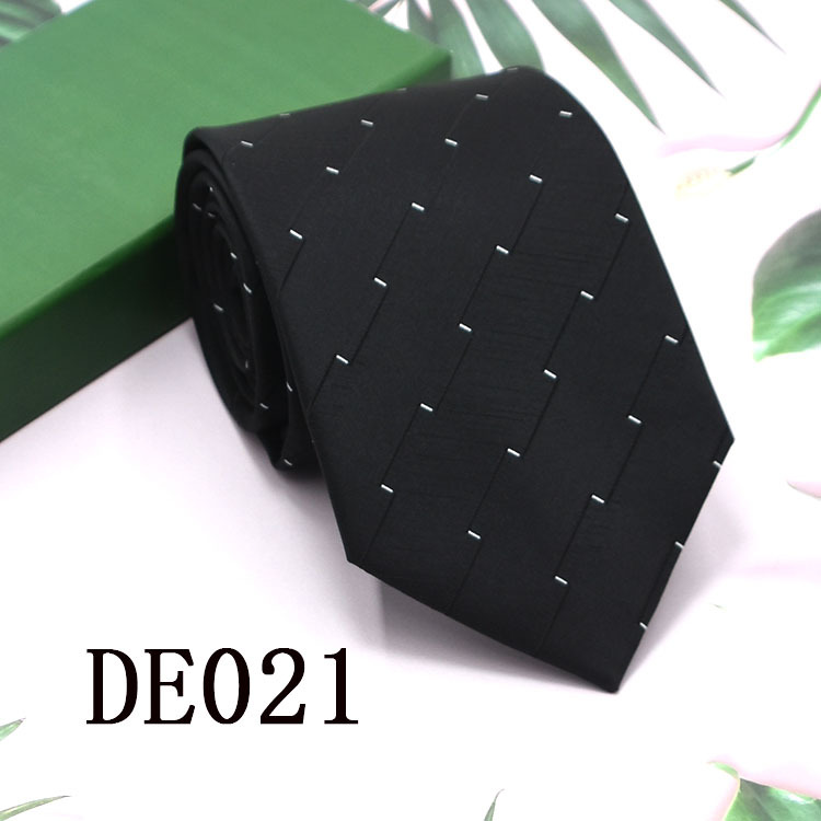 Lazo de los hombres 8cm ropa formal negocios moda profesional corbata rayas Plaid color sólido nuevo traje empate