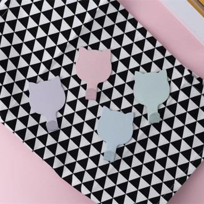 Manufactor Northern Europe Iron art colour Cartoon Geometry Mask Hooks Sticking hook No trace Hooks kitten Little Bear series