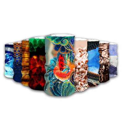 冰丝防晒无缝魔术头巾骑行头巾面罩四面弹不散口欧美头巾工厂定制