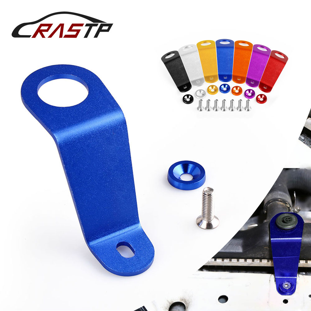 JDMWater Tank Buckle Aluminum Alloy Radiator Bracket Car Modified Water Tank Fixing Bracket Suitable For Honda Civic