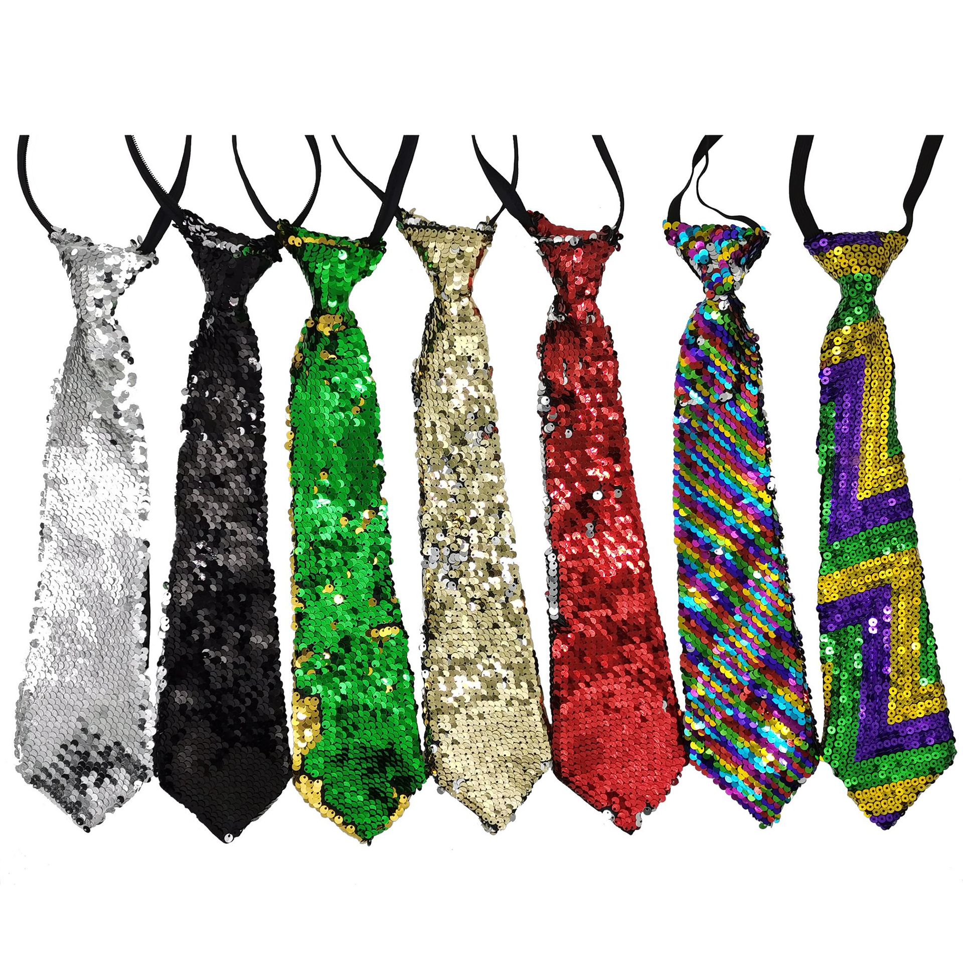Sequin bead tie