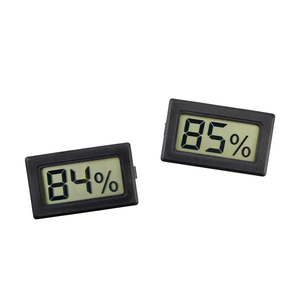 Tortoise Horned Lizard Pet Box Hygrometer Cigar Box Photo Box Embedded Mini Electronic Wireless Digital Display Hygrometer