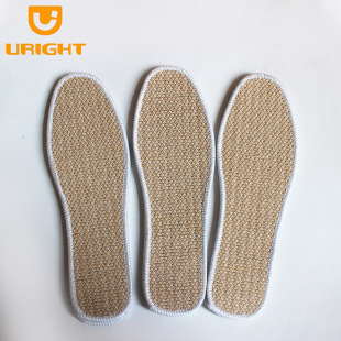 Insole summer deodorant insole sweat-absorbent bamboo charcoal deodorant linen military training insole mint deodorant insole manufacturer