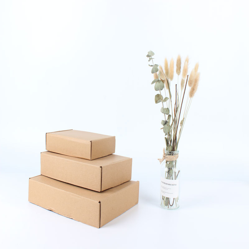 瓦楞纸板包装盒 三层厚度耐用飞机盒 百货包装盒礼品盒折叠纸盒