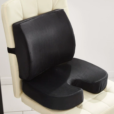 Waist support: Memory Foam Cushion Office - suit-flannel-black