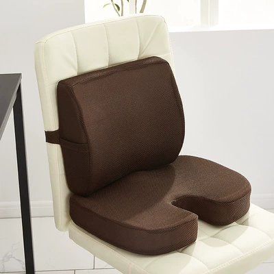 Lumbar Pillow Set Wholesale, Waist support - set-mesh-coffee