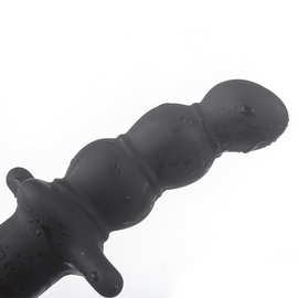 新款宝塔震动肛塞硅胶后庭拉珠肛条葫芦按摩器震动棒成人用品批发