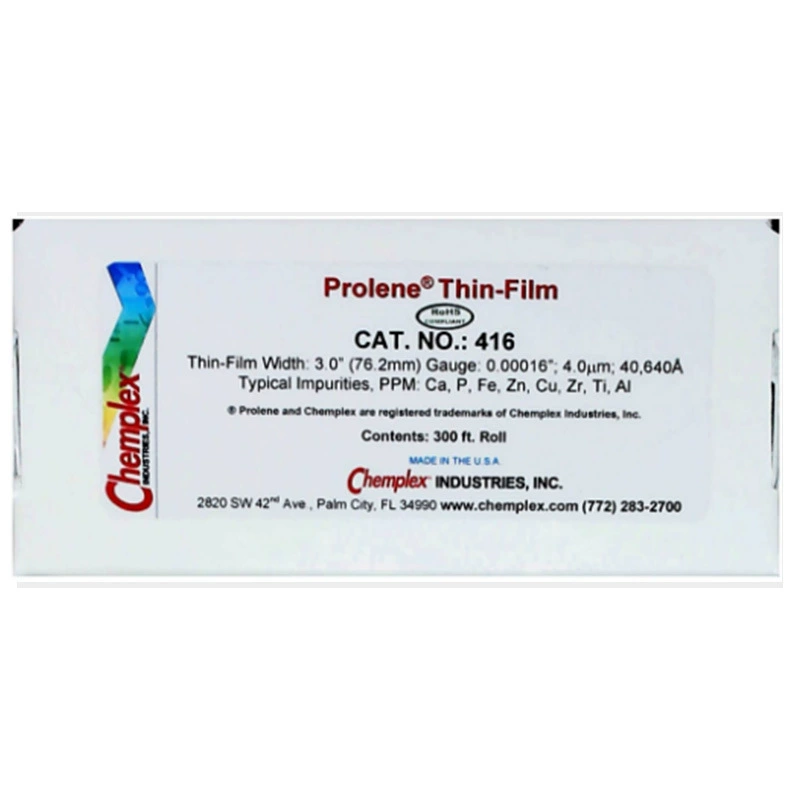 США chemplex90 95 325 пленка XRF McLaren образец пленки X флуоресцентная спектроскопия специальная тестовая пленка