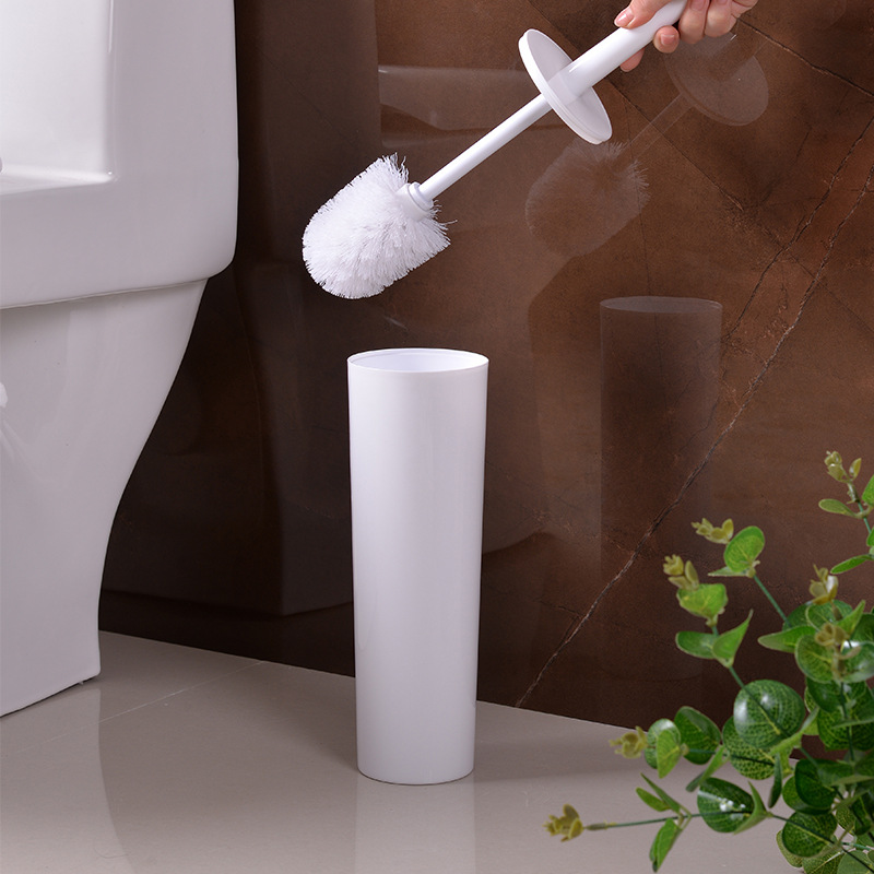 Fuente de origen con base de cepillo de limpieza del hogar Baño traje de baño cepillo de limpieza de plástico de ángulo muerto