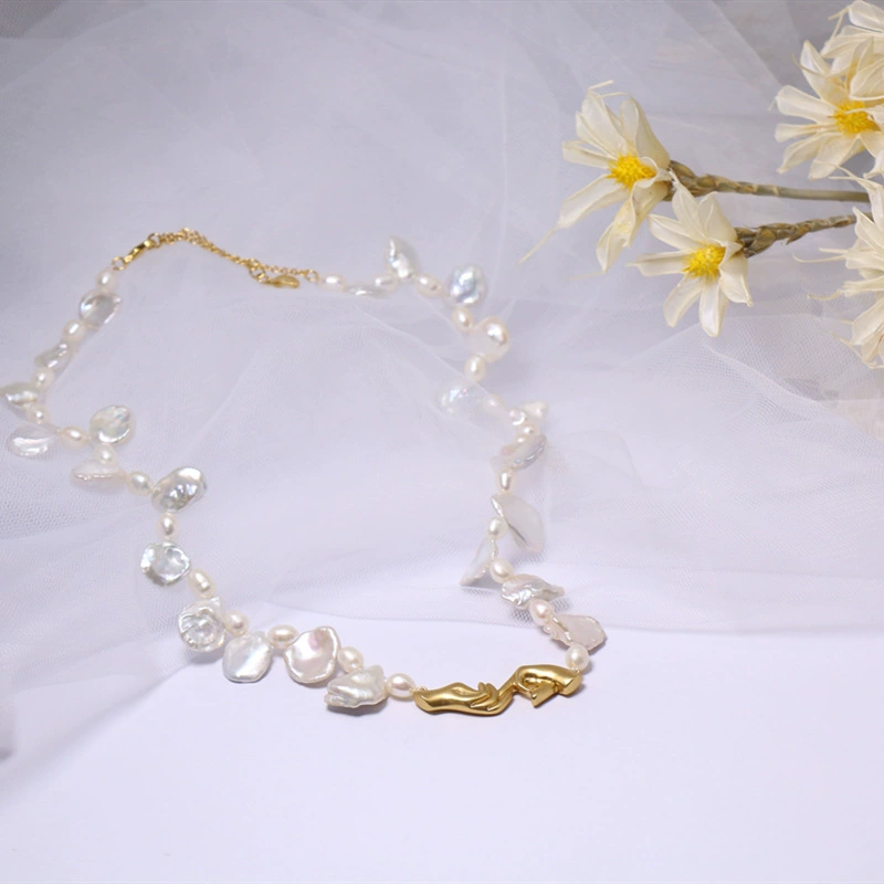 П necklace from pearl, chain for key bag , bracelet, set, accessory
