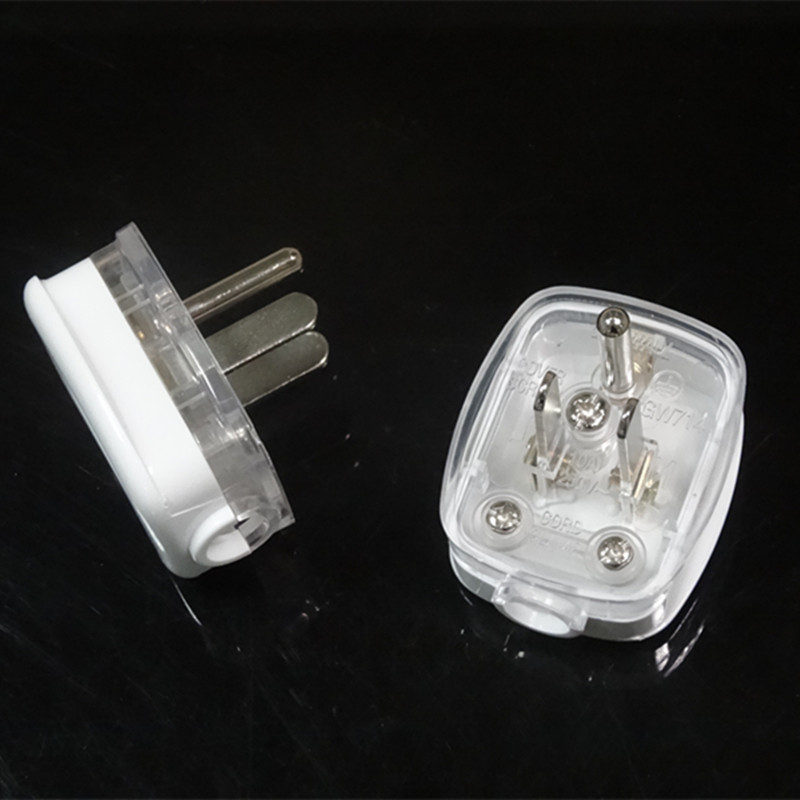 厂家供应可拆卸美标电源插头 透明色家用商业工业美标插头  现货