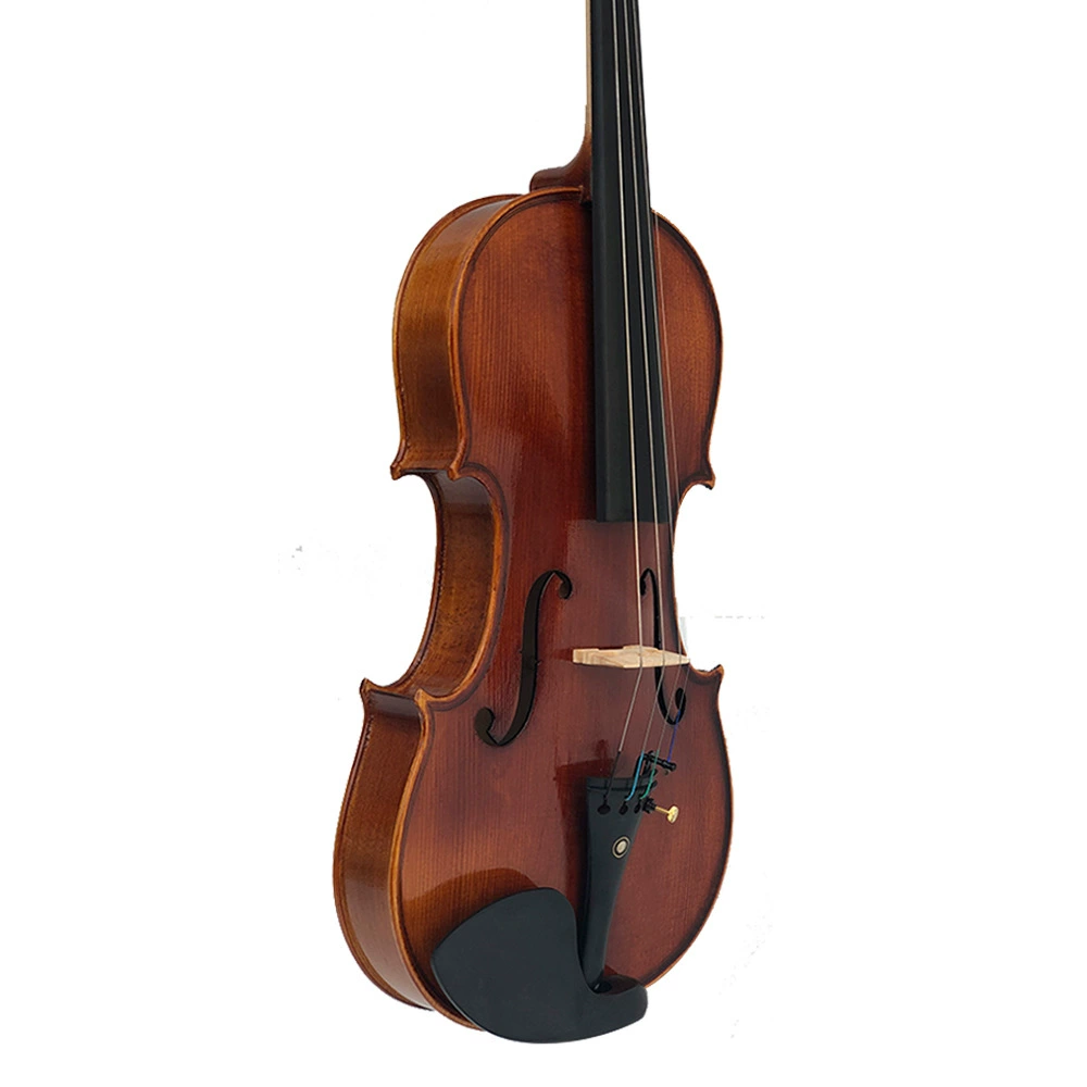 Ученики-исполнители Пингуанг Handmade Paint Violin Violin 10 Years of Maple White Pine Black Black Продавать Тайвань Templic