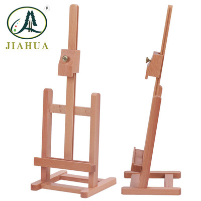 Mini Desktop woodiness children Oil Painting Frame desktop Art students Dedicated solid wood fold Easel miniature Easel
