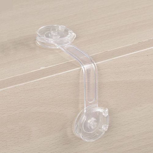 Transparent long lock child safety lock baby drawer lock child anti-door cabinet door refrigerator lock