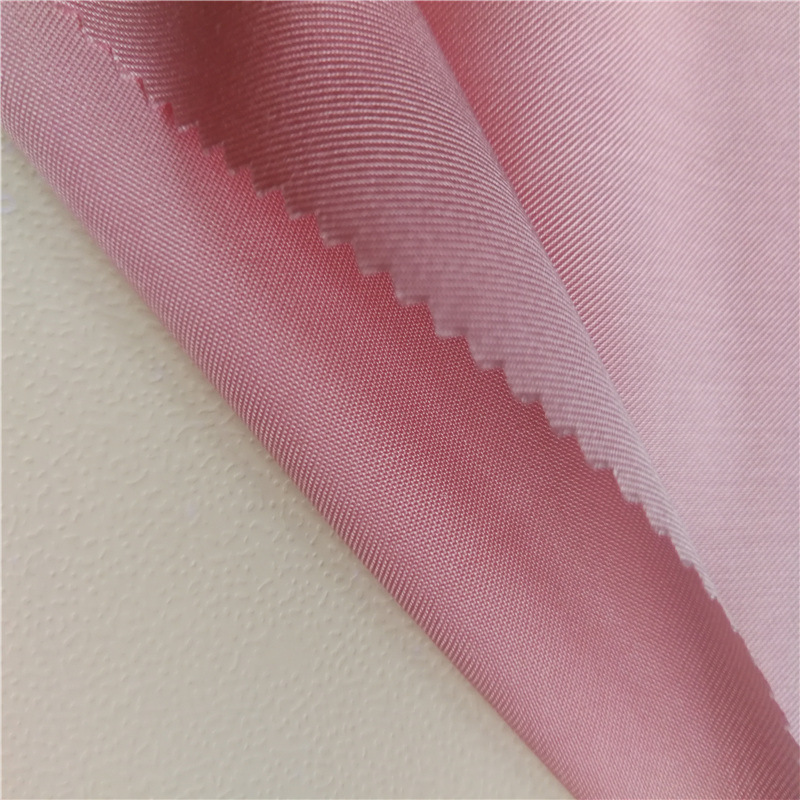 现货斜纹铜氨面料 tr细斜柔软薄款垂感涤棉衬衫时装服装布料面料