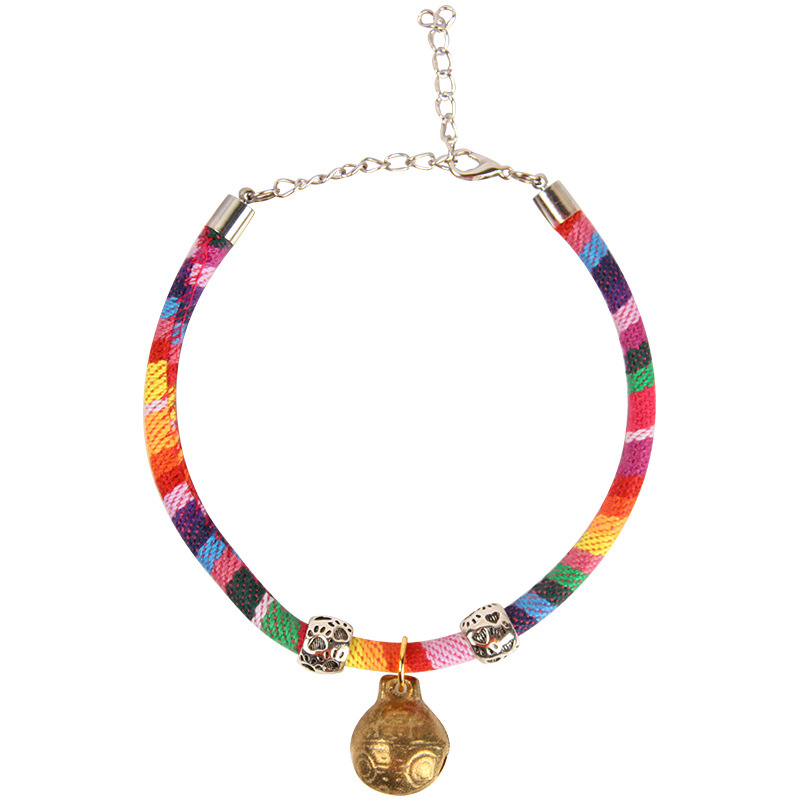 Fabricante directo para gatos collar de campana y collar de viento estilo japonés accesorios para perros y gatos collar de mascotas