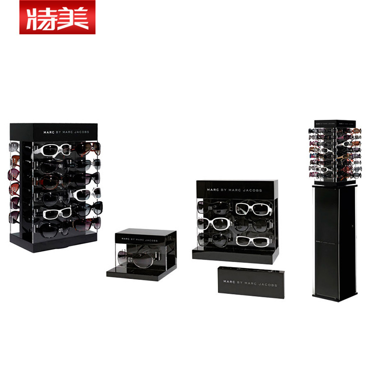 亚克力眼镜展示架 商超专柜组合亚克力眼镜展示架LOGO