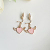 Cute cartoon earrings, fresh children's short ear clips, Korean style, simple and elegant design, no pierced ears, wholesale