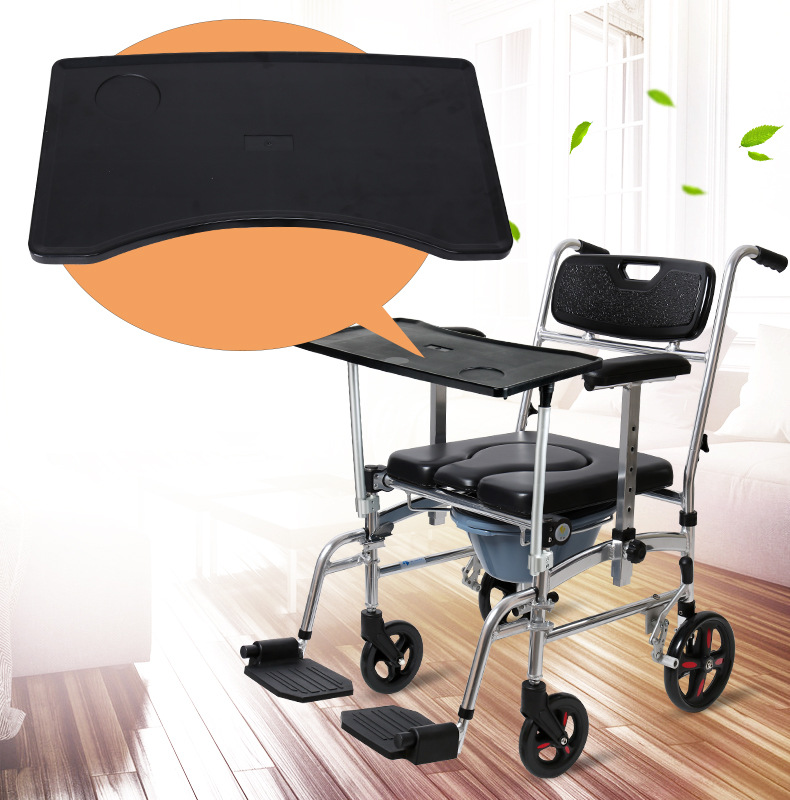 Silla de inodoro accesorios ingeniería Silla de Ruedas de plástico tablero de comida al por mayor ABS tablero de comida en stock al por mayor mesa de comedor