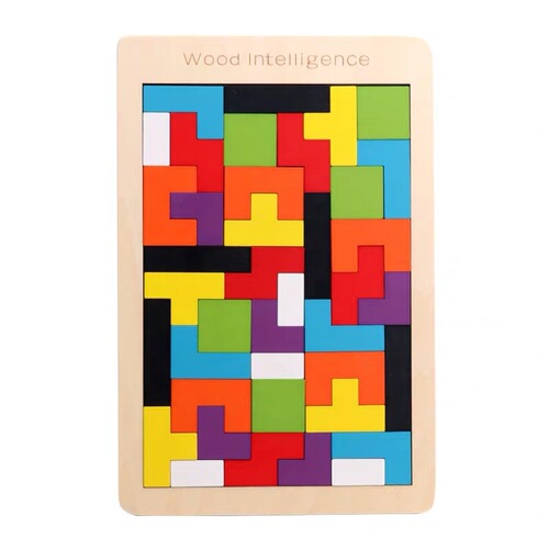 Tetris building block puzzle boys and girls baby kindergarten internet celebrity live broadcast children's educational toys