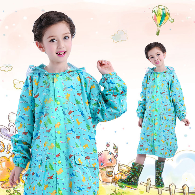 [Clearance Sale] Children's Raincoats for Boys and Girls, Kindergarten and Elementary School Students, with Space for a Backpack, Storm-Proof