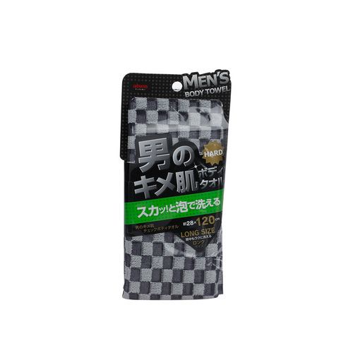 Japanese imported bath towel for men with extended strip bath towel for soaking in the bath, rubbing mud on the back to remove contamination, pull back strip bath towel for bathing