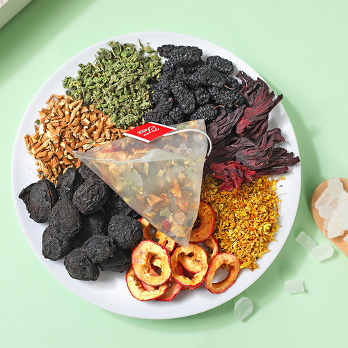 Sour Plum Soup Ingredients Pack Combination Scented Tea Black Plum Orange Peel Hawthorn Mulberry No-cook Old Beijing Sour Plum Soup Fruit Tea