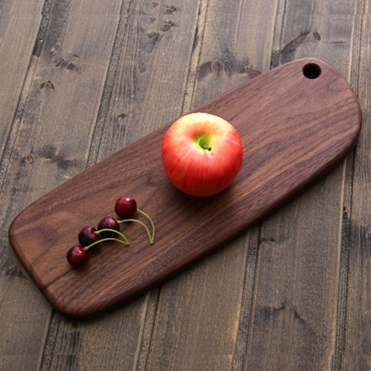 Tablero de verduras de nuez negra japonesa tablero de pizzas de madera pizzas de filete tablero de pan verduras cortadas de madera fruta tablero de corte de madera