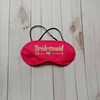 Sleep mask, pijama for bride suitable for photo sessions, for bridesmaid, Birthday gift, eyes protection