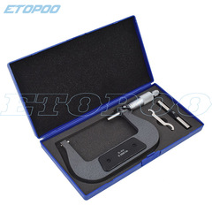 ETOP U-shaped outside micrometer, angle gauge, accuracy 0.0001mm