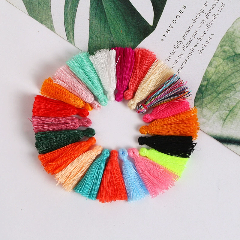 Простая ручная работа DIY маленькая кисточка 3 см сумка кулон упаковка кулон аксессуары для одежды прямые продажи с фабрики