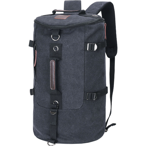 Fashionable men's bag large capacity travel backpack men's outdoor travel sports backpack trendy canvas student school bag