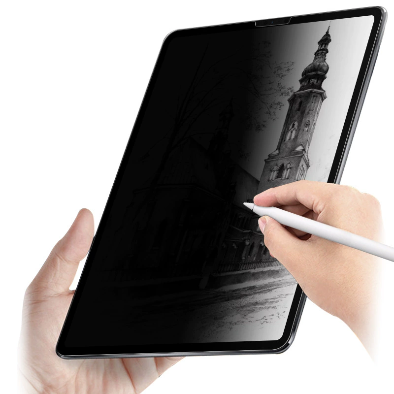 Совместимый iPad 11‑дюйм/12.9‑дюйм антишпионская мембранная пленка антишпионская писчая пленка, iPad 10.2 очисточная пленка
