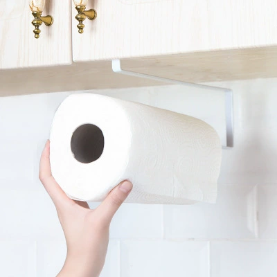Thin kitchen shelf rack iron bathroom paper towel storage shelf