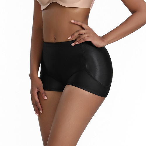 Ecode False Bottom Plump Buttocks and Hips Shaping High-Waist Abdominal Control Seamless Shaping Abdominal Control Pants Breathable Insert Body Shaping Pants