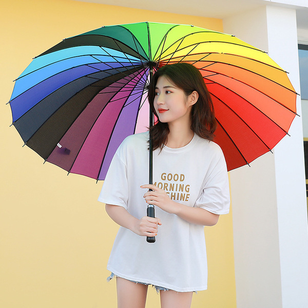 24 Bone men's long -handle umbrella large double -person double…